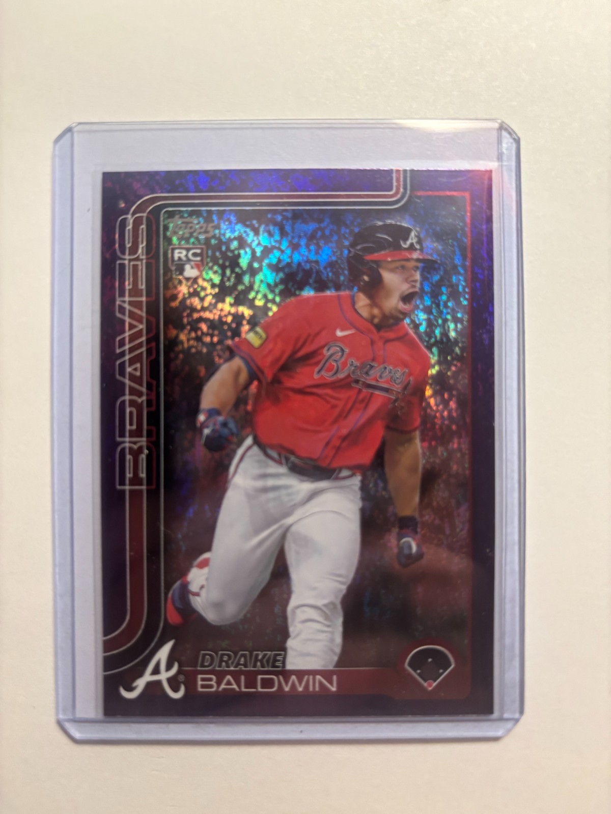 2025 Topps Update - DRAKE BALDWIN (RC) #US87 - Purple Holo Foil - /250