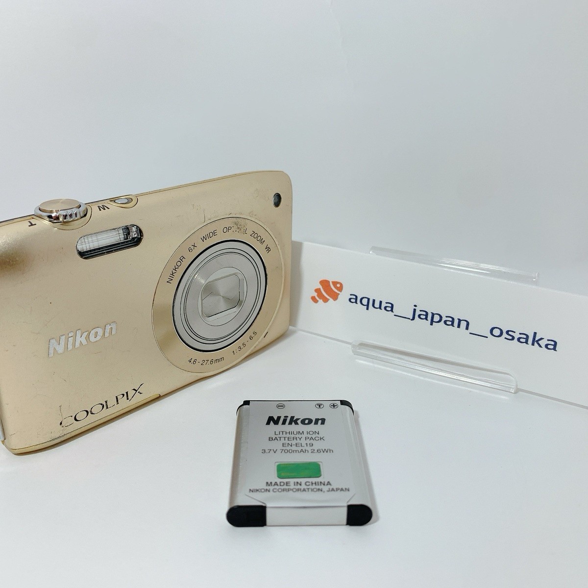 Nikon COOLPIX S3300 ゴールド　ジャンク品 ジャンク]Nikon COOLPIX S3300 ゴールド Nikon COOLPIX S3300 Gold