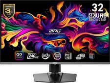 NEW MSI MPG 321URX QD-OLED 32" 4K 240Hz Gaming Monitor HDR400 USB-C DP