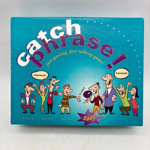 VINTAGE Catch Phrase Game COMPLETE WORKS Parker Brothers 1994 90s Words