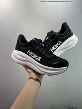 Hoka One One Bondi 9 Aster Black White Women Shoe Size 6 No Box