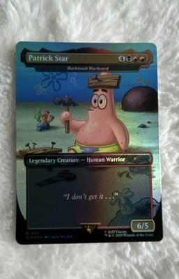 Patrick Star - Barktooth Warbeard (Rainbow Foil) Secret Lair Drop Foil