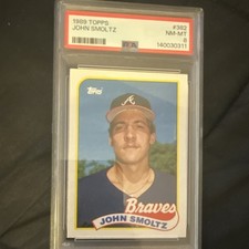 1989 Topps MLB Lot Smoltz Rookie PSA Griffey Jr. Díaz Rodriguez Betts
