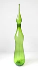 BIGGEST Architectural Scale Blenko Glass Decanter,  from 1972 - 44" tall!