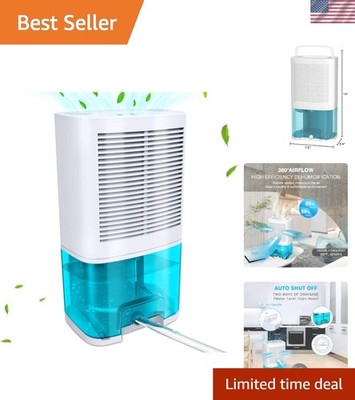 2L Compact Dehumidifier for Home and RV   Continuous Draining & Energy Efficient