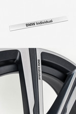 BMW Individual Aufkleber für Felgen   dunkel...