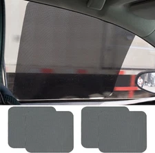 4PCS Car Side Window Sunshade, Static Cling Auto Shade Sticker to Block Sun