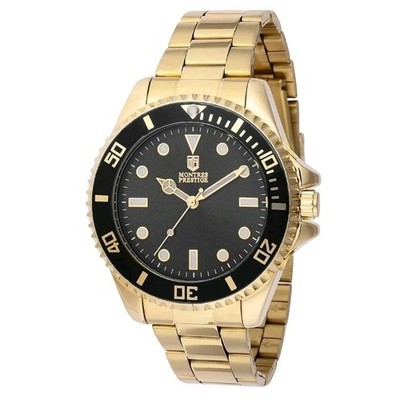 Invicta X Montres Prestige Submariner Men's Gold/Black Watch 42mm