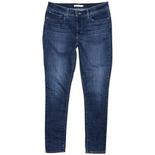 Levi  s 711 Skinny Jeans Women  s 31 x 30 Dark Wash Stretch Denim Mid Rise