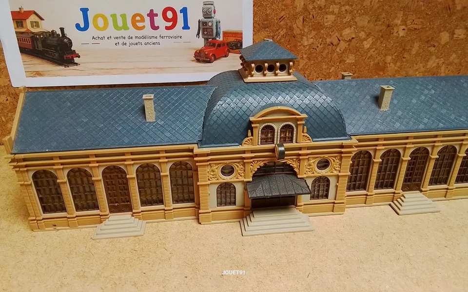 VOLLMER ECHELLE N. REF 7506. MAQUETTE GARE DE BAHNHOF. A REPRENDRE - Photo 3/4