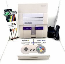 Nintendo SNES Home Console - Gray - with cords and 1 controller- TESTED/ WORKS!
