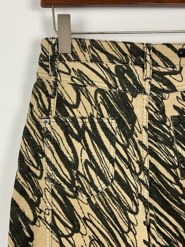 ANNETE GORTZ beige Designer Streifen Avantgarde Taschen Logo Hose Jeans Gr. 34 - Bild 13 von 19