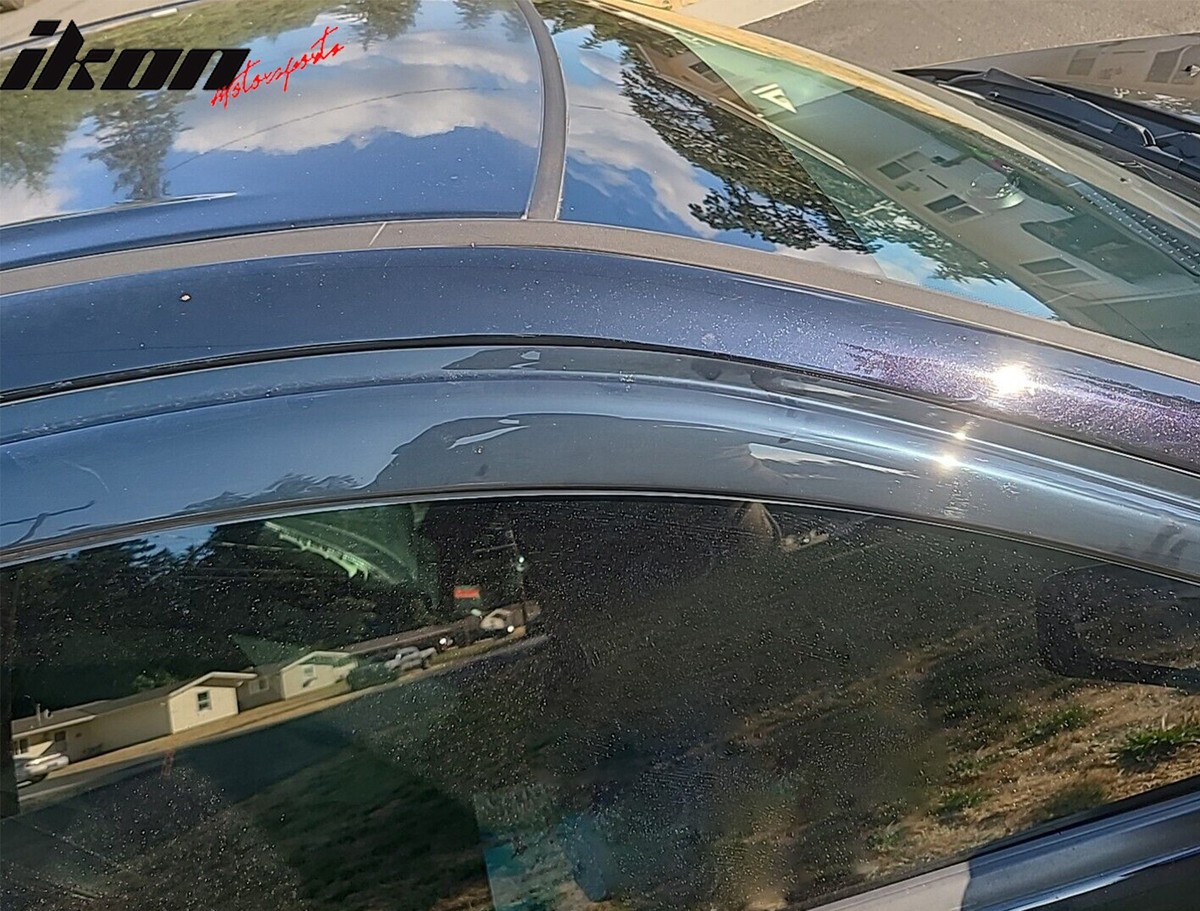 Smoke Acrylic Tape-On Window Visors For 2002-2007 Mitsubishi Lancer / Lancer EVO Sedan – 4pc Jetcruise