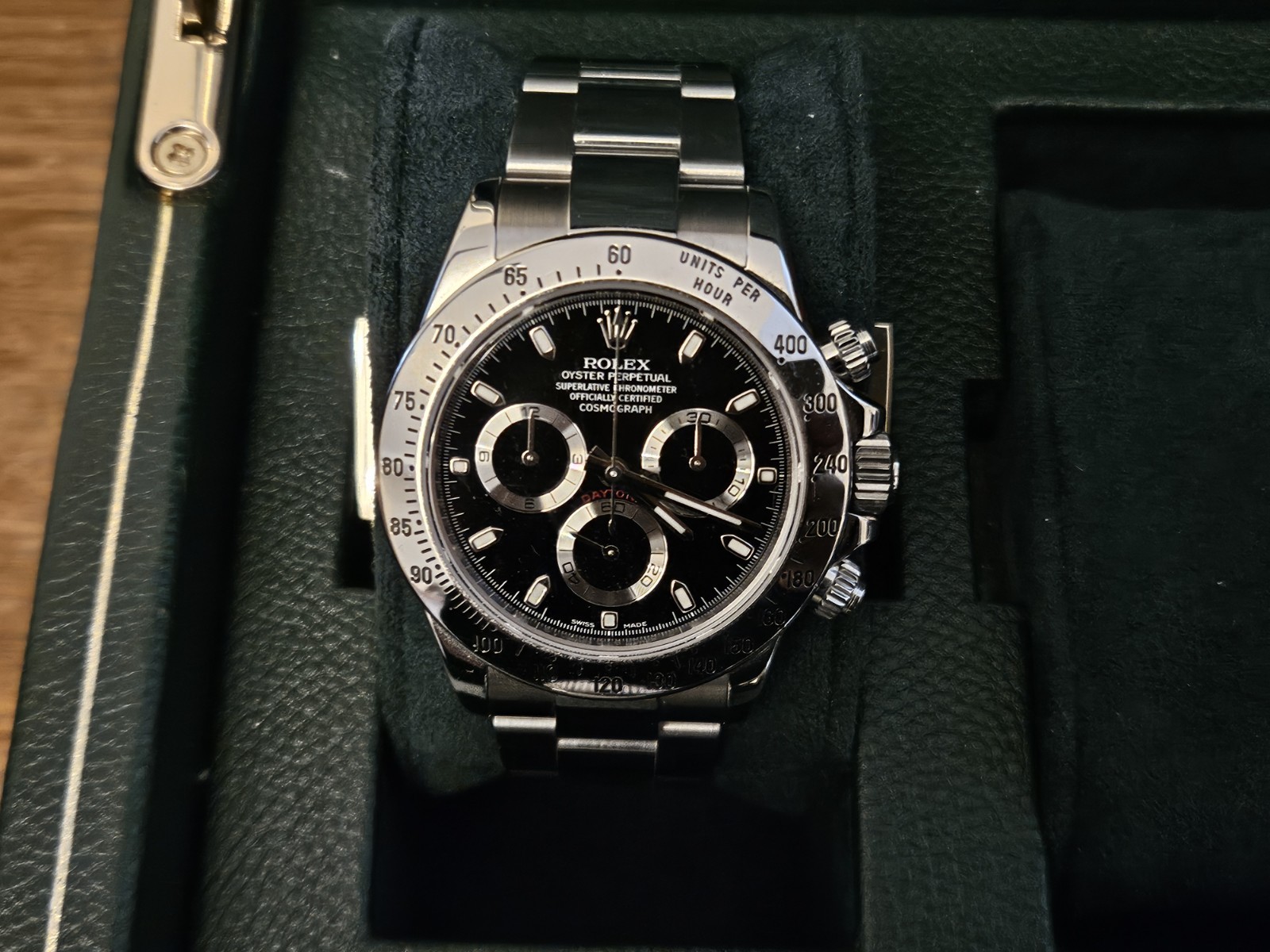 2015 Rolex Daytona 16520 Steel 40mm Black Dial Full Set 1 Owner