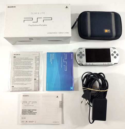 Sony PSP-2000 Silver Portable Console Final Fantasy VII 10th Anniversary