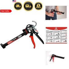 Caulk Gun Hand Power Tools Extreme Duty 9 Inch Thrust Ratio 26 1 Black
