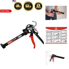 Caulk Gun Hand Power Tools Extreme Duty 9 Inch Thrust Ratio 26 1 Black
