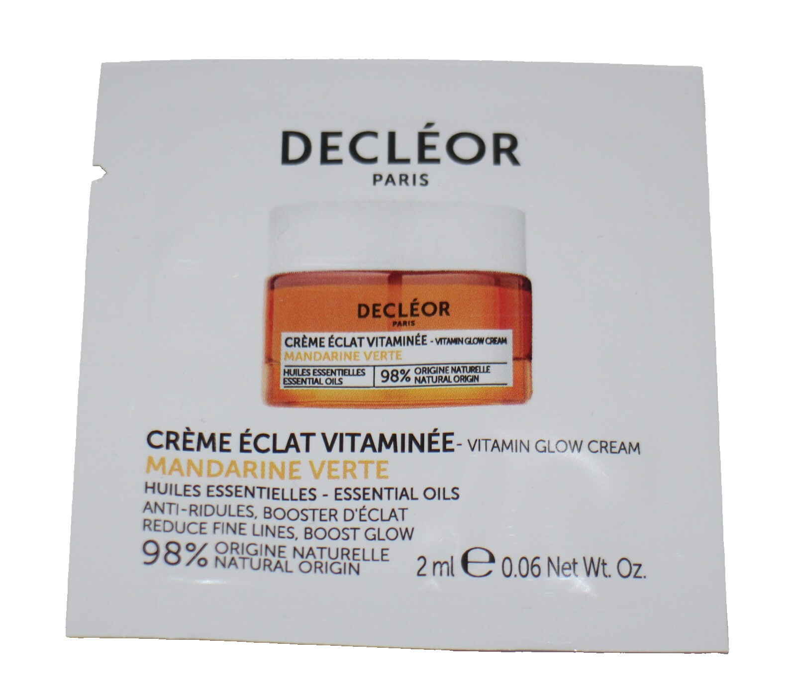 Decleor Green Mandarin Vitamin Glow Cream 2ml
