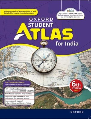 Oxford Student Atlas for India by OUP India PAPERBACK 9789367250501
