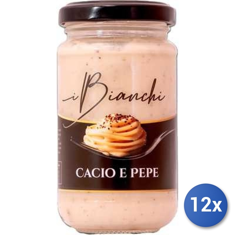 12x Multipack Berni Cacio e Pepe Sauce Jar 190g MPN 8001995000060