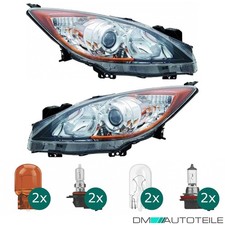 Hauptscheinwerfer Scheinwerfer Set H11/HB3 mit Motor passt für Mazda 3 09-10
