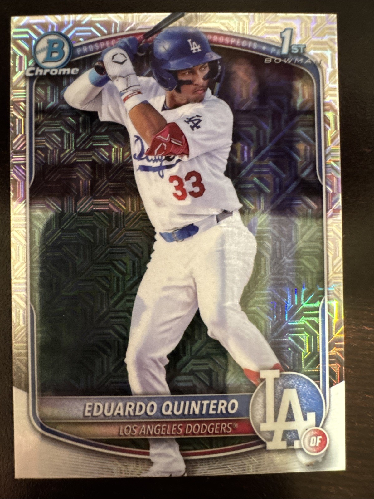 2025 Bowman #BCP-115 Eduardo Quintero Chrome Prospects Mojo Refractor
