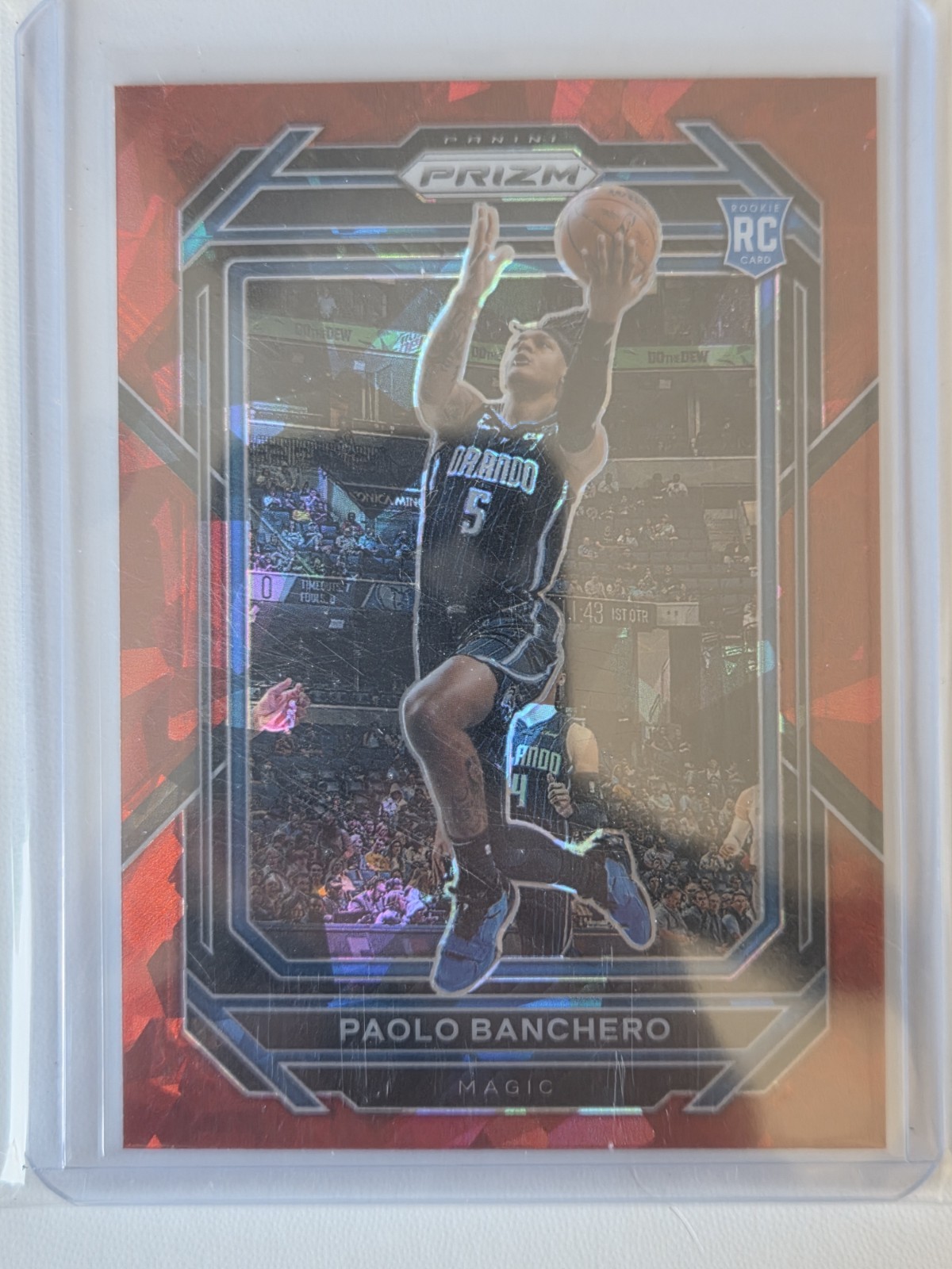 2022-23 Panini Prizm Red Ice Paolo Banchero Rookie Card RC #249