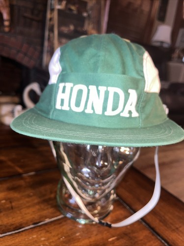 Vintage Honda Racing Hat with original straps 5 Panel 