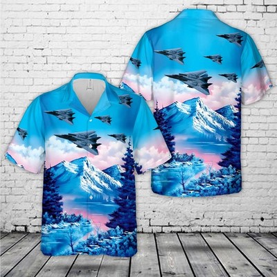 F 14 Tomcat Hawaiian Shirt