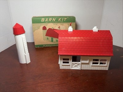 Plasticville BN-1 Barn Kit With Box Bachmann 1950s *Read Description