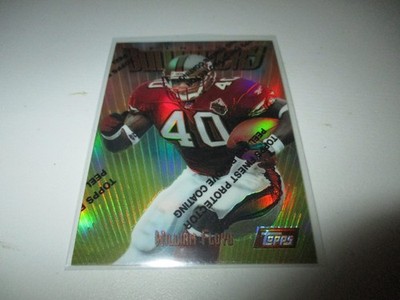 William Floyd 1997 Topps Finest Bulldozers #92