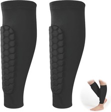 2Pcs Soccer Shin Guards Shin Pads for Kids Youth Adult Calf Protective Sleeve US