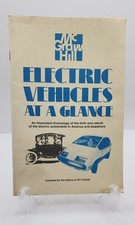 Rare 1978 McGraw-Hill ELECTRIC VEHICLES AT A GLANCE Illustrated EV History Book