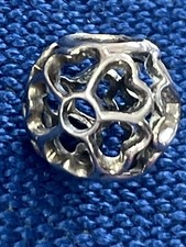 PANDORA PRIMROSE CHARM SILVER S 925 ALE STAMPED RETIRED RARE NEW