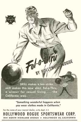 Fol-o-Thru 1950s Vintage Ad Poster - 24x36    Retro Style - 200gsm Paper ️