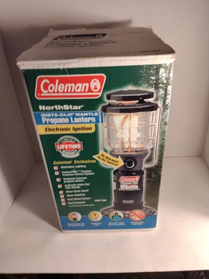 #ad Never Used Coleman NorthStar Insta Clip Mantle Propane Lantern 2500 750G $39.99