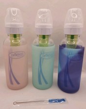 Dr. Brown s Anti Colic Options Narrow Glass Baby Bottles 8 oz 250 mL 3 Pack