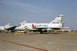 Original aircraft slide F 106A Delta Dart USAF 57 2481 / 11 Montana ANG