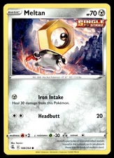 Meltan 188/264 Pokemon Card Fusion Strike Common 70 HP Near Mint TK 