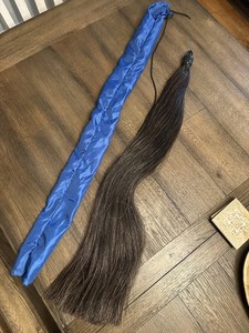 Horse Tack - Rear Horse Hair Fake Tail Extension Dark Brown