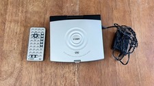 COBY TF-DVD5000 Portable DVD Player Silver/Black Remote Battery AC Adapter