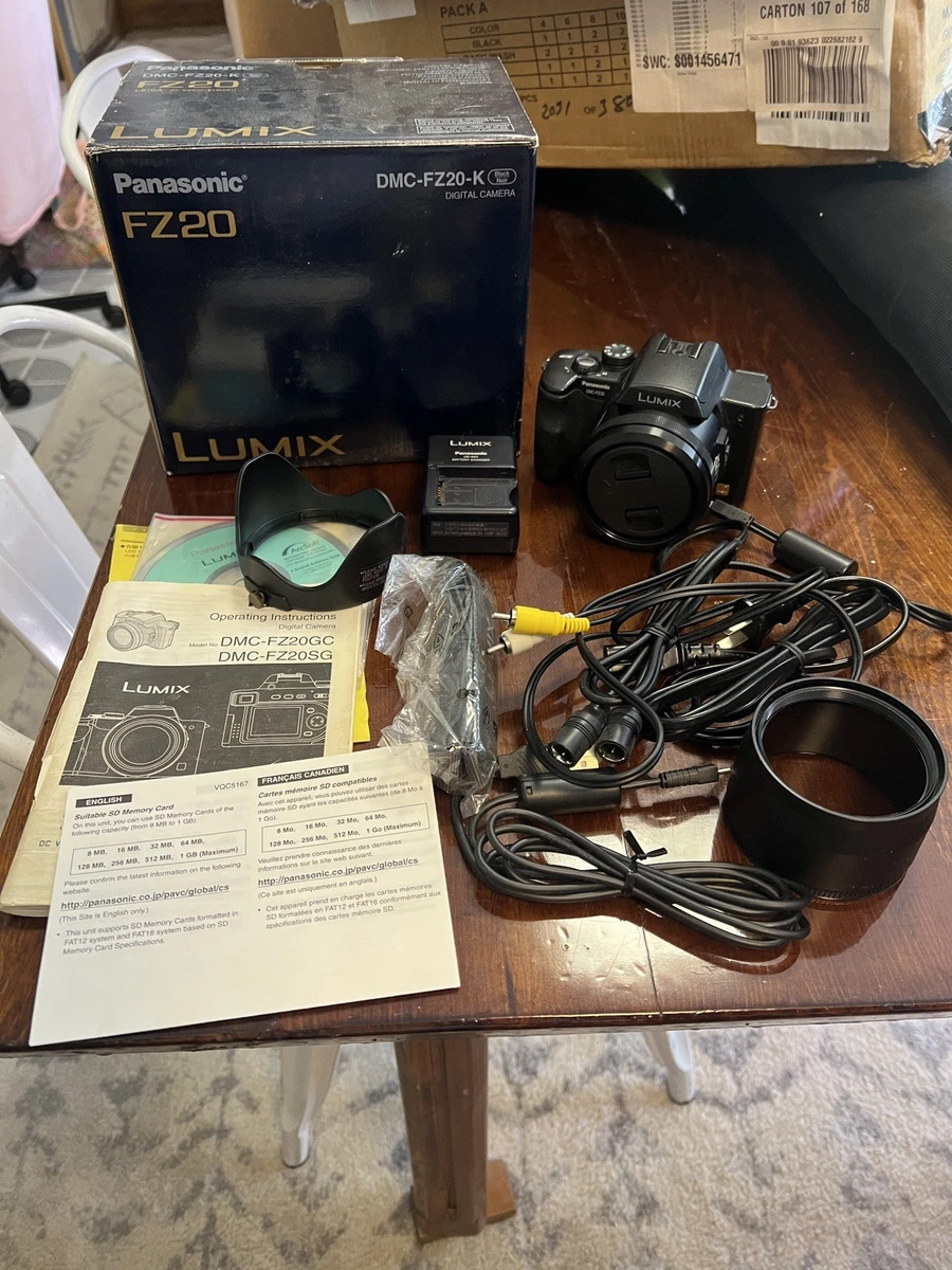 Preços baixos em Câmeras digitais Panasonic LUMIX DMC-FZ20 com
