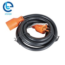 30 Amp 15FT 4Prong NEMA 14-30P/14-30R Generator Extension Cord