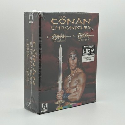 The Conan Chronicles - Conan the Barbarian & Destroyer 4K UHD Arrow Ltd. Ed. NEW