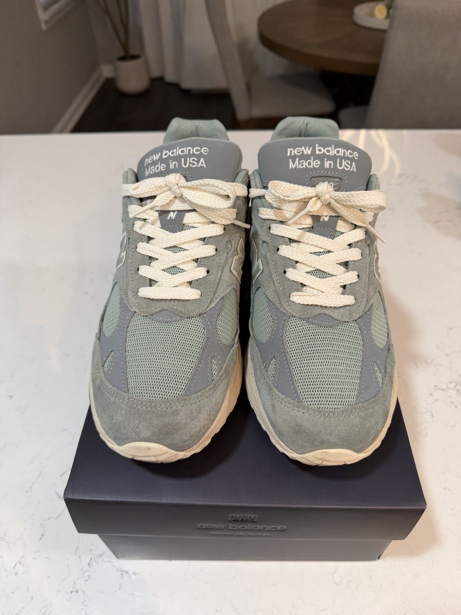New Balance Kith x 993 Pistachio, Size 10.5, Made in USA | eBay