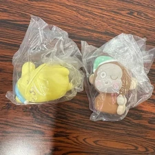 Sanrio Oyasumi Mascot Light Monkey Monkichan & Pompompurin MIB