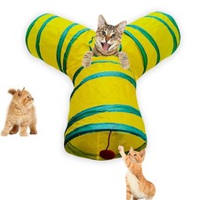 Cat Tunnel Tube Toys for Indoor Cats, Collapsible Interactive Toy Pet Supplies