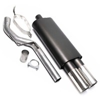 Sportauspuff Eintragungsfrei! 2X76Mm Vw Passat 35I