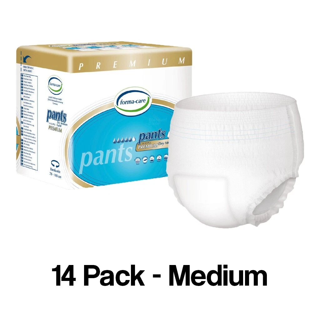 Adult Nappies MEDIUM NIGHT Incontinence Pull up Pants Forma care