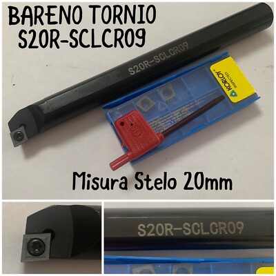 Bareno Lathe S20R-SCLCR09 +N5 Inserts KORLOY CCMT09T304...not SANDVIK